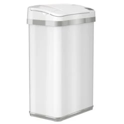 ITouchless Automatic Touchless Sensor Trash Can With Odor Filter And Fragrance – 4 Gallon - White