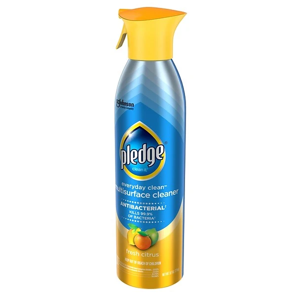 Pledge Clean It Antibacterial All-Purpose Cleaner, Fresh Citrus, 9.7 Oz. (652989) 3 Pledge Clean It Antibacterial All-Purpose Cleaner, Fresh Citrus, 9.7 Oz. (652989) - Image 3