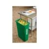 Rubbermaid Commercial Products Slim Jim Resin Trash Can, 23-Gallon, Compost Green (2060850)