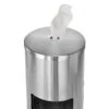 Alpine Industries Universal Floor Stand Hand Sanitizer Dispenser, Stainless Steel (ALP4777)