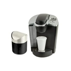 Mind Reader Stainless Steel Desktop Trash Can, Black (GARBASK-BLK) -Kleenex Shop sp169019938 s7