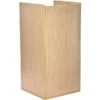 Alpine Industries 40 Gal. Oak Finish Wood Commercial Tray Top Waste Enclosure Trash Receptacle 2 Pack (476-MEO-2PK)