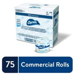 Charmin Individually Wrapped Toilet Paper, 2-Ply, 450 Sheets/Roll, 75 Rolls/Carton