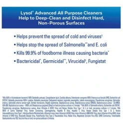 Lysol Advanced Deep Clean Disinfecting All Purpose Cleaner, Lemon Breeze Scent, 32 Oz. (1920000351) -Kleenex Shop sp172478240 s7