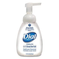 Dial® Professional Antibacterial Foaming Hand Wash, Healthcare, 7.5 Oz Pump, 12/Carton