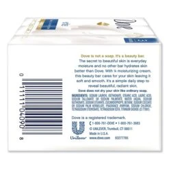 Dove® White Beauty Bar, Light Scent, 3.17 Oz, 3/Pack