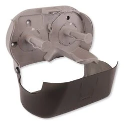 Tork Twin Standard Roll Bath Tissue Dispenser,12.75 X 5.57 X 8.25, Smoke -Kleenex Shop sp174330637 s7