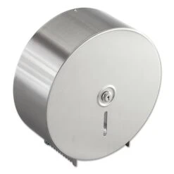 Bobrick Jumbo Toilet Tissue Dispenser, Stainless Steel, 10 21/32 X 4 1/2 X 10 5/8