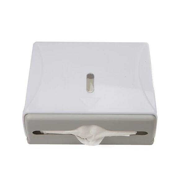 Mind Reader Multi-Fold Surface Mounted Paper Towel Dispenser, White (PTWIDE-WHT) 4 Mind Reader Multi-Fold Surface Mounted Paper Towel Dispenser, White (PTWIDE-WHT) - Image 4