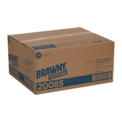 Brawny Professional D300 Durable Fibers Wipers, White, 84 Sheets/Roll (20085)