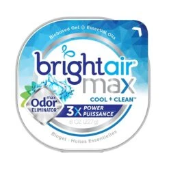 Bright AirĀ® Max Odor Eliminator Air Freshener, 8 Oz, Cool & Clean (900437)