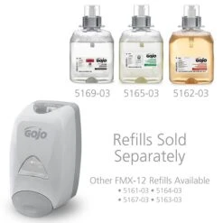 GOJO FMX-12 Manual Soap Dispenser, 1250 ML., Dove Gray (5150-06) -Kleenex Shop sp27756184 s7
