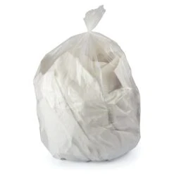 Heritage 12-16 Gallon Trash Bag, Low Density, 0.5 Mil, Clear, 25 Bags/Roll, 20 Rolls/Carton (H4832MC R01)