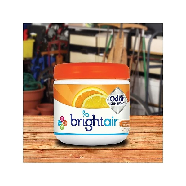 Bright Air Super Odor Eliminator Solid Air Freshener, Mandarin Orange & Fresh Lemon (900013) 2 Bright Air Super Odor Eliminator Solid Air Freshener, Mandarin Orange & Fresh Lemon (900013) - Image 2