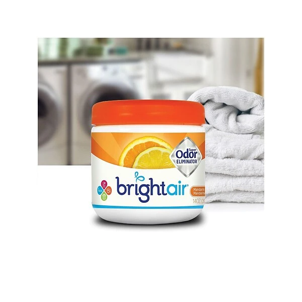 Bright Air Super Odor Eliminator Solid Air Freshener, Mandarin Orange & Fresh Lemon (900013) 3 Bright Air Super Odor Eliminator Solid Air Freshener, Mandarin Orange & Fresh Lemon (900013) - Image 3