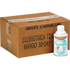 TimeMist Premium Aerosol Refill, Mango, 12/Carton (1042810)