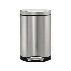 Simplehuman Indoor Step Trash Can, Brushed Stainless Steel, 2.6 Gal. (CW1833)