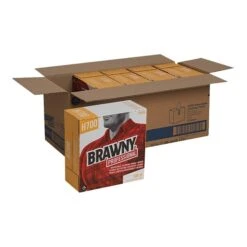 Brawny Professional H700 Heavy Duty Multifold Paper Towels, 1-Ply, 100 Sheets/Pack, 5 Packs/Carton (25070) -Kleenex Shop sp42719059 s7