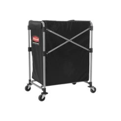 Rubbermaid Commercial Products Executive Series Waste Management Waste Cart, Black Vinyl/Metal (1881750) -Kleenex Shop sp43812262 s7