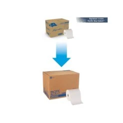 Pacific Blue Select Premium Hardwound Paper Towels, 2-ply, 850 Ft./Roll, 12 Rolls/Carton (28000) 13 Pacific Blue Select Premium Hardwound Paper Towels, 2-ply, 850 Ft./Roll, 12 Rolls/Carton (28000) -Kleenex Shop sp43812699 s7