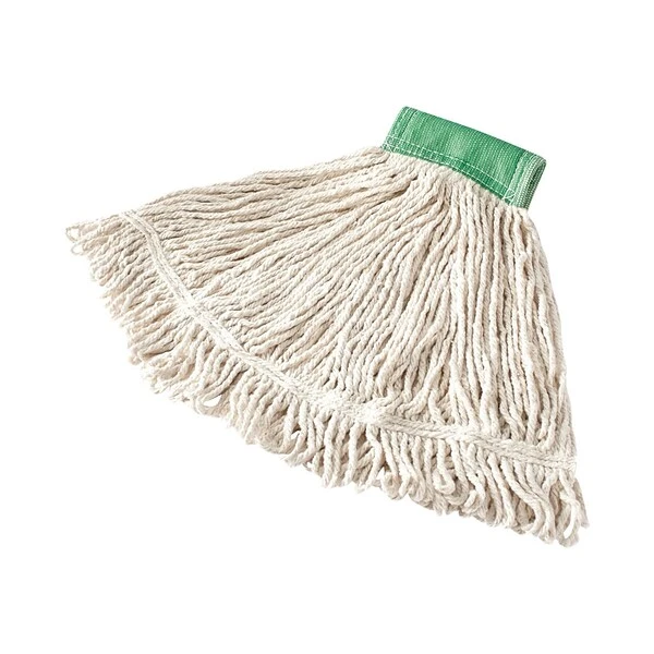 Rubbermaid Super Stitch Mop Head, Tailband (FGD25206WH00) 1 Rubbermaid Super Stitch Mop Head, Tailband (FGD25206WH00)
