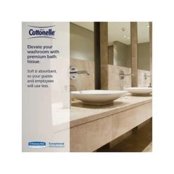 Cottonelle CleanCare 1-Ply Standard Toilet Paper, White, 150 Sheets/Roll, 12 Rolls/Pack (12456) 13 Cottonelle CleanCare 1-Ply Standard Toilet Paper, White, 150 Sheets/Roll, 12 Rolls/Pack (12456) -Kleenex Shop sp44340839 s7 1