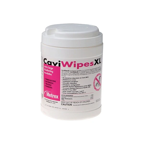 Metrex CaviWipesXL Cleaner Disinfectant Wipes (13-1150) 1 Metrex CaviWipesXL Cleaner Disinfectant Wipes (13-1150)