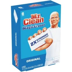 Mr. Clean Magic Eraser Original, Cleaning Pads With Durafoam, 6 Count (79009) -Kleenex Shop sp44582212 s7