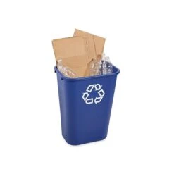 Rubbermaid Commercial Products Plastic Container, 10.25 Gal., Blue (FG295773BLUE) -Kleenex Shop sp44846147 s7