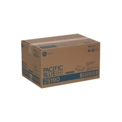 Pacific Blue Basic Recycled C-Fold Paper Towels, 1-ply, 240 Sheets/Pack, 10 Packs/Carton (25190) -Kleenex Shop sp45446225 s7