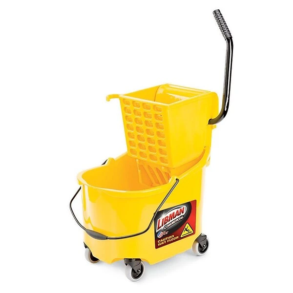 Libman 26 Quart Mop Bucket & Wringer Heavy Duty, Yellow (933) 1 Libman 26 Quart Mop Bucket & Wringer Heavy Duty, Yellow (933)