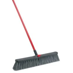 Libman 24” Rough Surface Push Broom, Steel Handle, 4 Pack (#879)