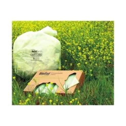 BioTuf Compostable 55-60 Gallon Trash Bags, 38x58, 0.9 Mil, White, 20 Bags/Roll, 5 Rolls (Y7658TE R01)