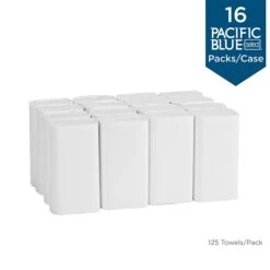 Pacific Blue Select Recycled Multifold Paper Towels, 2-ply, 125 Sheets/Pack, 16 Packs/Carton (21000) -Kleenex Shop sp47346109 s7