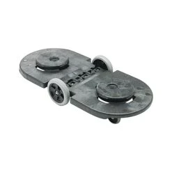 Rubbermaid Brute Tandem Indoor Trash Can Dolly, Black Foam (FG264600BLA)