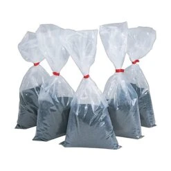 Rubbermaid Ash Urn Sand, Black, 5 Lbs., 5 Bags/Carton (FGB25)