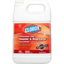 Clorox Professional Floor Cleaner & Degreaser Concentrate, 128 Ounces, 4 Bottles/Case (30892)