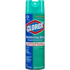 Clorox Commercial Solutions Disinfecting Cleaner - 19 Ounce Spray Can, 12 Cans/Case (38504)