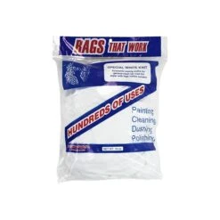 Monarch Brands Hundreds Of Uses Cotton Rags, White, 10/Carton (N090-W43-1)