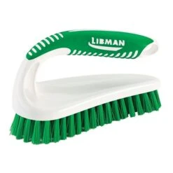 Libman Power Scrub Brush, Polypropylene, 7" X 2.5", Green & White, 6/PK