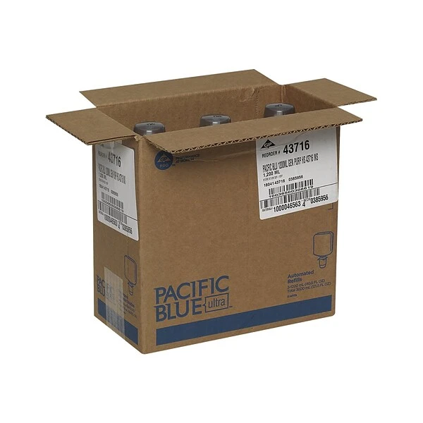 Pacific Blue Ultra Antibacterial Gentle Foaming Hand Soap, Fragrance Free, 40.5 Oz., 3/Carton (43716) 5 Pacific Blue Ultra Antibacterial Gentle Foaming Hand Soap, Fragrance Free, 40.5 Oz., 3/Carton (43716) - Image 5