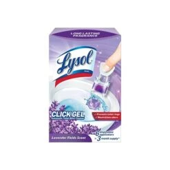 Lysol Click Gel Toilet Bowl Cleaner, Lavender Fields, 6/Pack, 4 Boxes/Carton(192008906000)