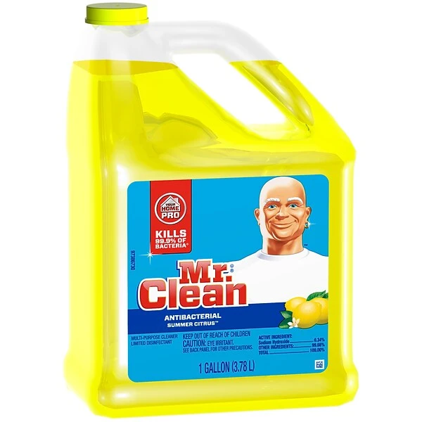 Mr. Clean Multipurpose Cleaner, Summer Citrus Scent, 128 Oz. (23123) 1 Mr. Clean Multipurpose Cleaner, Summer Citrus Scent, 128 Oz. (23123)