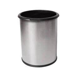 Commercial Zone Precision InnRoom Stainless Steel Trash Can With No Lid, 3.2 Gal. (785129)