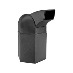 Commercial Zone PolyTec Polyethylene Trash Can With Lid, Black, 45 Gal. (73800199)