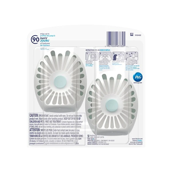 Febreze Small Spaces Air Freshener, Gain, 0.25 Oz., 2/Pack (93330EA) 2 Febreze Small Spaces Air Freshener, Gain, 0.25 Oz., 2/Pack (93330EA) - Image 2