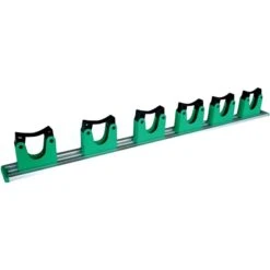 Unger Hang Up 28" Cleaning Tool Holder, Silver/Green (HO700)