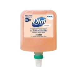 Dial Complete 1700 Antibacterial Foaming Hand Soap Refill, Original, 57.5 Fl. Oz., 3/Carton (DIA19720)
