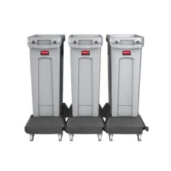 Rubbermaid Slim Jim Resin Dolly, Black (1980602) -Kleenex Shop sp90644805 s7