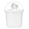 Everwipe Wetwipe Mobile Bucket, White/Blue, 2/Carton (10-BKT-2)